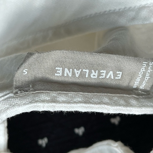 Everlane linen apron dress S white - Picture 4 of 14